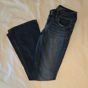 American Eagle Outfitters Dark Blue Flare Jeans